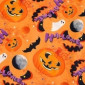 Cotton jersey for Halloween