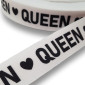 Decorative ribbon 25mm Queen