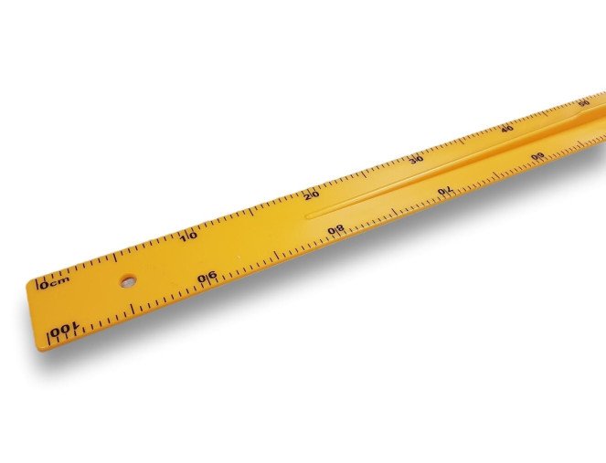 Plastic metric ruler | 100cm