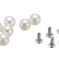 Rivets - pearls 6mm |100pcs