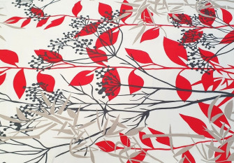 Cotton - canvas Red meadow