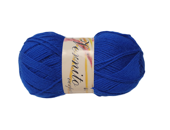 Šukuotinė pusvilnė Mėlyna