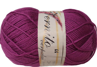 Šukuotinė pusvilnė Violetinė