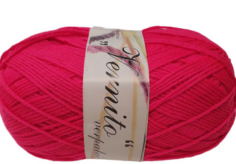 Šukuotinė pusvilnė Ciklameno