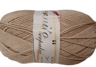 Šukuotinė pusvilnė Smėlio