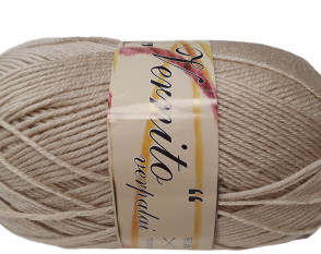 Šukuotinė pusvilnė Šviesi smėlio