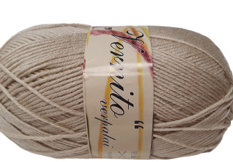 Šukuotinė pusvilnė Šviesi smėlio