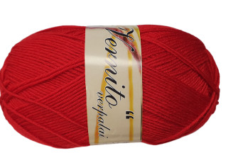 Šukuotinė pusvilnė Raudona