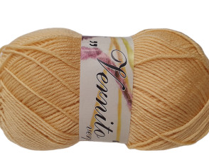 Šukuotinė pusvilnė Geltona