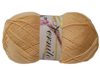 Šukuotinė pusvilnė Geltona