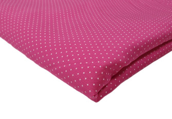 Viscose fabric Dots in pink