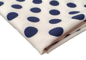 Elastic crepe Blue balls