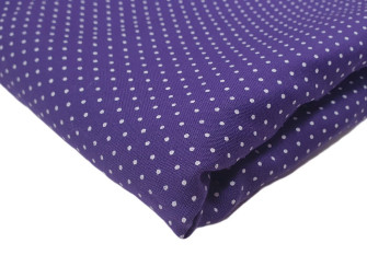 Viskozinis audinys Taškeliai violetiniame