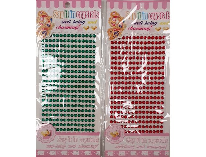 Adhesive crystals 5mm