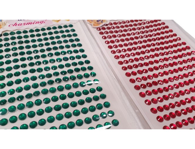 Adhesive crystals 5mm pigiau