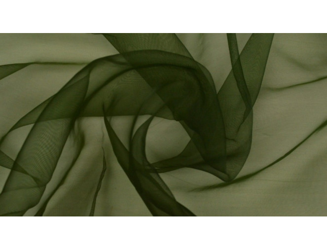 Organza Moss green Brokuota