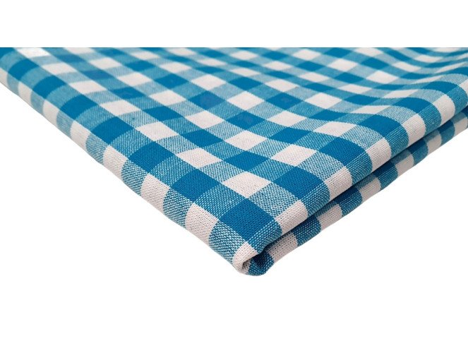 Cotton Turquoise checks