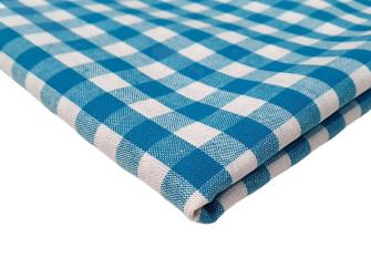 Cotton Turquoise checks