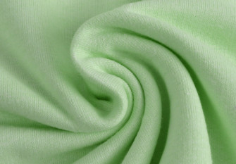 Knitted or crocheted fabric Light green