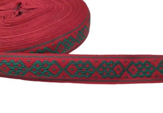 Tautinė juostelė 22mm Žalia Bordo Tautinė juostelė 22mm Žalia Bordo