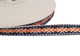 Tautinė juostelė 15mm Raštai