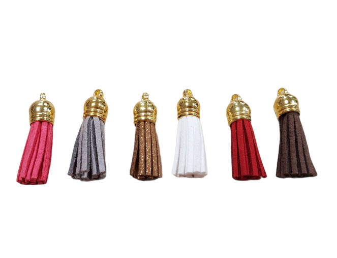 Faux leather tassels 35mm. No.2