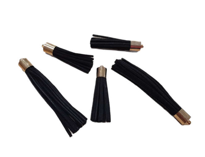Artificial leather tassels 55-85mm.