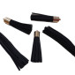 Artificial leather tassels 55-85mm.