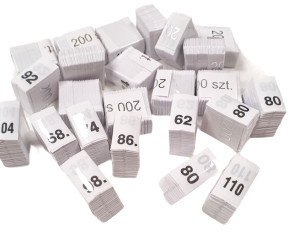 Clothing labels 200pcs | 62 - 128