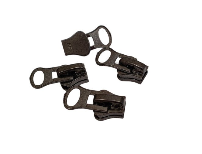 Užtrauktukų galvutės plastikiniams užtrauktukams Nr.8 juoda