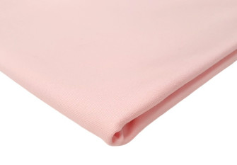 Knitted and crocheted light pink