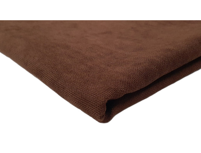 Veliūrinės užuolaidos Rudos