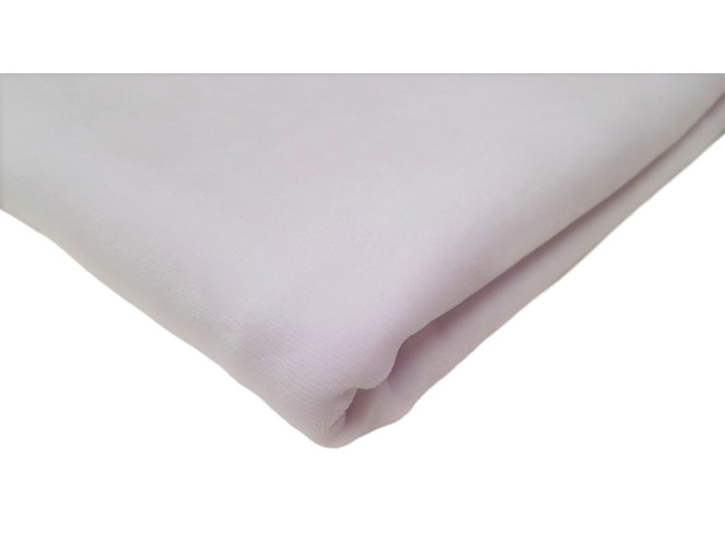 Cotton velour White