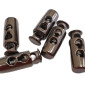 Stopper - locking 2 holes Grey