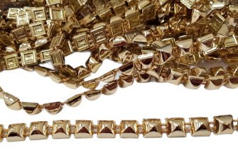 Decorative ribbon gold 8mm