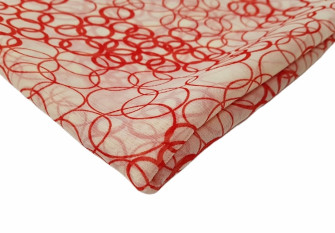 Speckled chiffon Yellow/Red