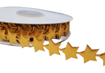Decorative ribbon 15mm. Star