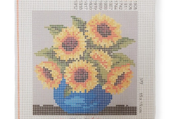 Embroidery painting Sunflowers