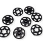 Plastikinė spaudė 15 - 20mm Juoda