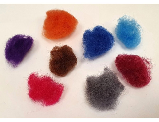 Wool for felting 25gr. pigiau