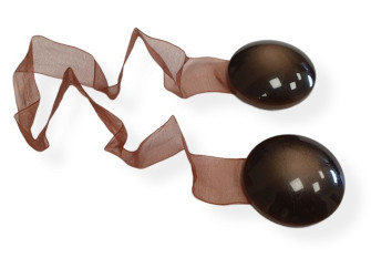 Magnetai užuolaidoms Rudi