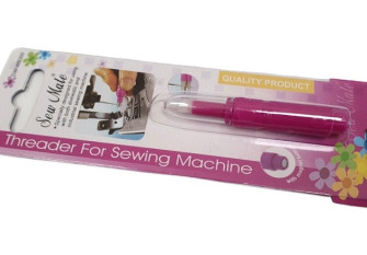 Sewing machine thread inserter