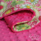 Minky fabric Fuchsia internetu