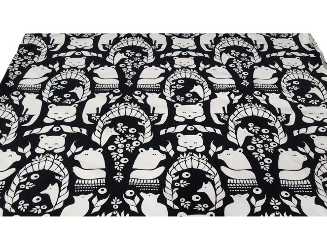 Kilpinis trikotažas Gyvūnai juodame pigiau