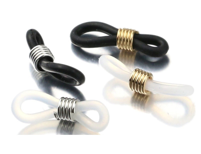 Silikoniniai laikikliai akinių grandinėlei 5x22mm