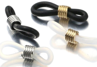 Silikoniniai laikikliai akinių grandinėlei 5x22mm