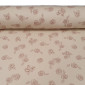 Terry Knitted fabric Roses in sand pigiau