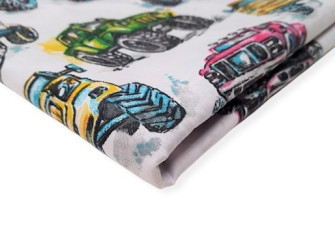 Cotton - canvas Monster car