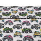 Medvilnė - drobelė Monster car pigiau