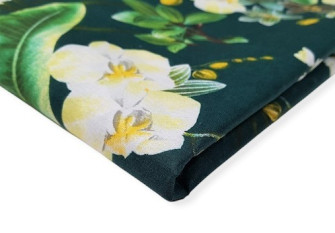 Cotton - canvas Orchids